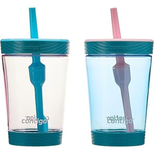Contigo Kids Spill-Proof 14oz Tumbler with Straw 2-Pack