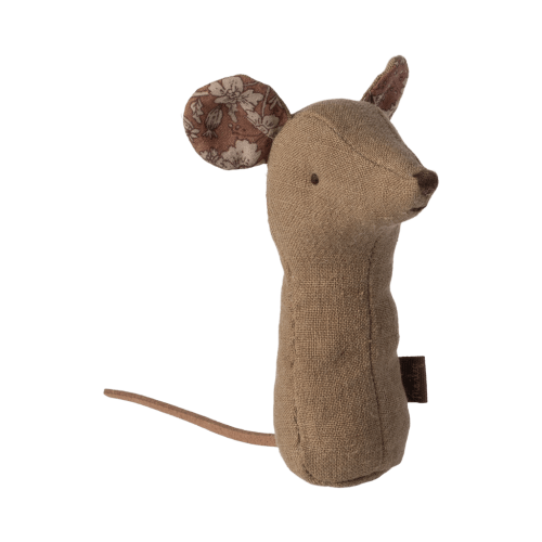 Lullaby friends, Mouse rattle - Light umber