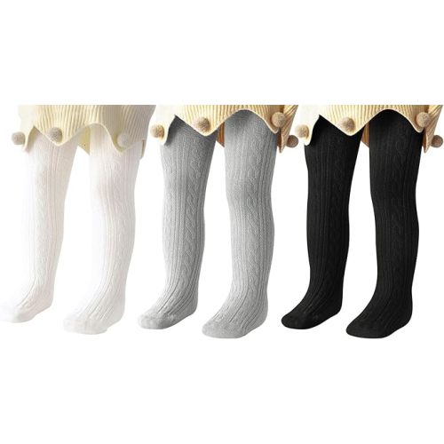 Century Star Baby Tights Toddler For Girls Solid Knit Socks Soft Cotton Infant Leggings Warm Stockings Newborn Pants