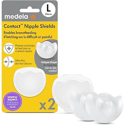 Medela Contact Nipple Shields, Large 24mm