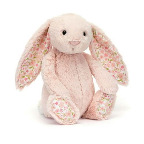 Jellycat Blossom Blush Bunny 'Cherry' - Stuffed Animals Plush Toys Easter Gifts - Pink, 12.20in