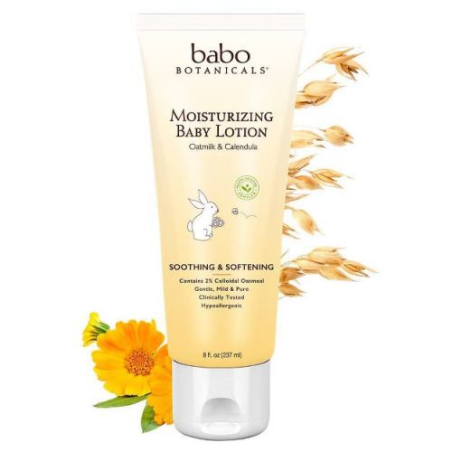 Babo Botanicals Baby Moisturizing Lotion with Oatmilk and Calendula - 8oz