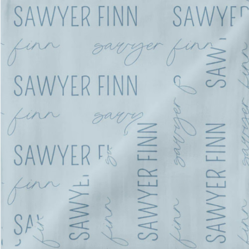 Personalized Baby Name Swaddle Blanket