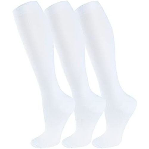 FuelMeFoot 3 Pack Copper Compression Socks - Compression Socks Women & Men Circulation - Best for Medical,Running,Athletic