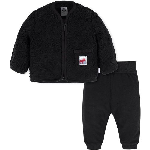 Gerber Baby Boys Toddler Sherpa Jacket & Jogger Pant Set