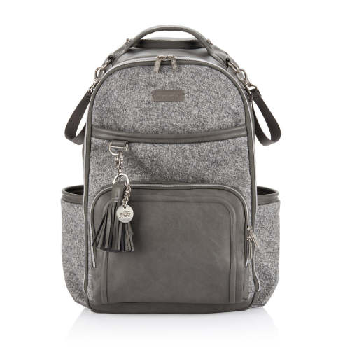Grayson Boss Plus™ Diaper Bag - Sleek Design, 19 Pockets, Insulated Bottle Holders, Laptop Pocket