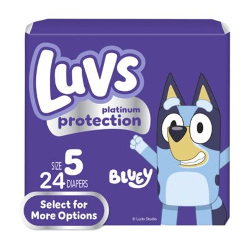 Luvs Platinum Protection Baby Diapers Size 5, 24 Count (Select for More Options)