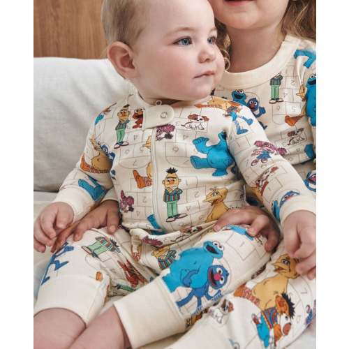 Baby Sesame Street 2-Way Zip Sleeper | Hanna Andersson