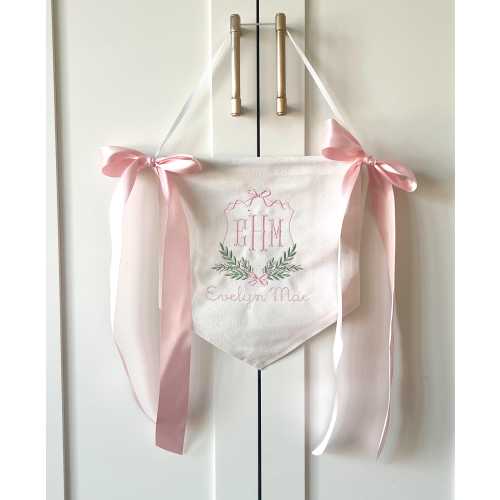 Personalized Canvas Baby Banner,  Newborn Custom Hospital Banner, Welcome Door Sign, Gift for Baby, Baby Announcement