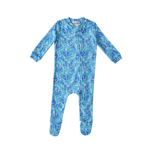 0-3M - Lilly Pulitzer Turtley Awesome Organic Nursery Pajama | Pottery Barn Kids