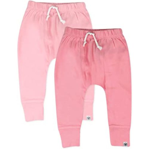 HonestBaby Honest Pants Joggers Pull on 100% Organic Cotton for Infant Baby and Toddler, Boys, Girls, Unisex