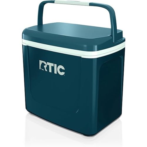 RTIC 8 QT Road Trip Personal Cooler, Small, Compact, Insulated, Portable Ice Chest Box for Food, Drink, Beverage, Beach, Camping, Picnic, Fishing, Boat, 12-Can Capacity