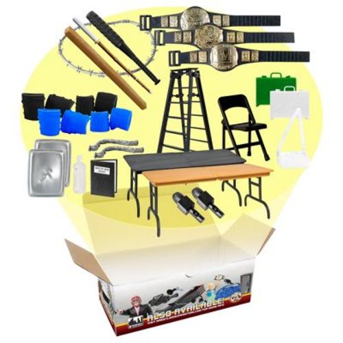 30 Piece MASSIVE Wrestling Figure Accessory Pack for WWE & AEW Wrestling Action Figures