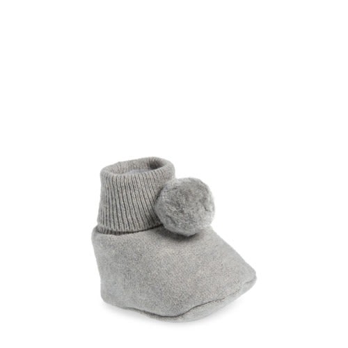 Pompom Cotton Bootie