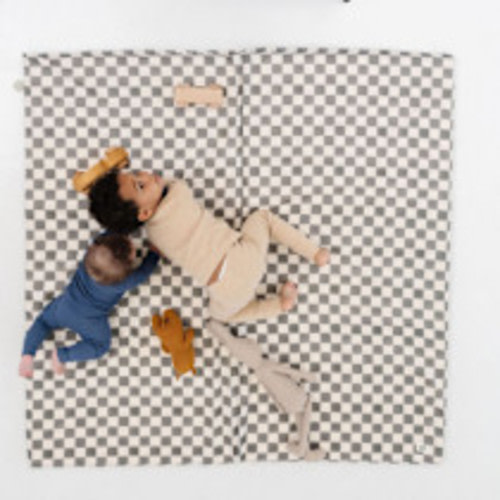 Toki Kids Mega Organic Cotton Play Mat - Checker Pepper