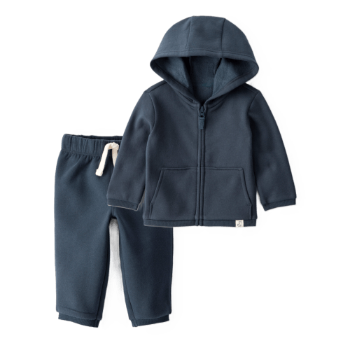 Baby Boy 2-Piece DayDream Fleece Varsity Sweatshirt Set - Navy - Carter's | Carter's