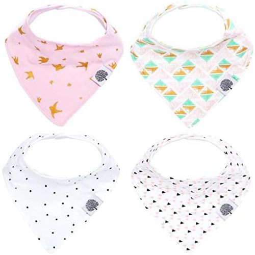 Parker Baby Bandana Drool Bibs 4 Pack Baby Bibs for Boys, Girls, Unisex