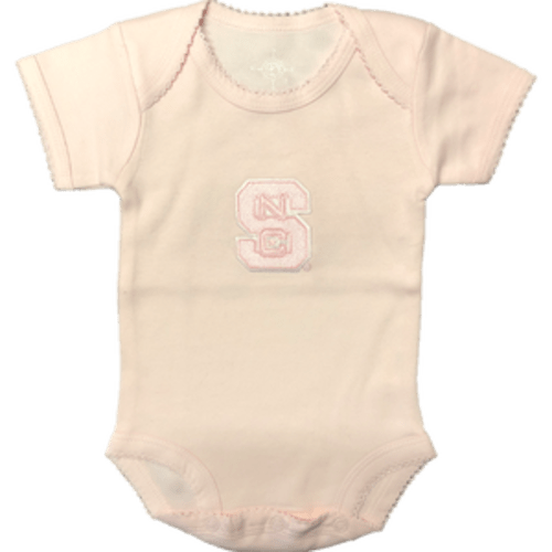 NC State Wolfpack Infant Pink Picot Onesie – Red and White Shop