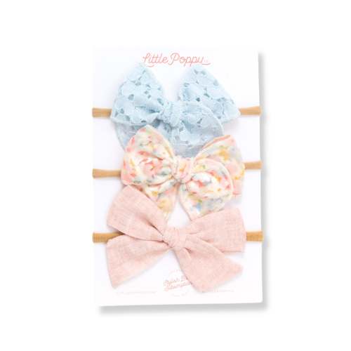 The Hannah Headband Bow Set – Little Poppy Co.