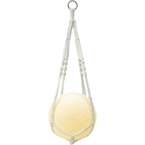 Sky Cradle Cotton Moon Lamp Hanger for 3D Printing Moon Night Light Lunar Lamp Moon Light Lamps Mason Jar Lights & Storm Glass Macrame Hanger, White
