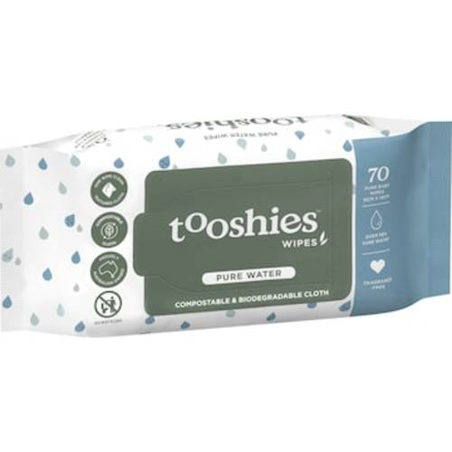 Tooshies ECO Wipes Pure Water Baby Wipes 70 pack | Woolworths