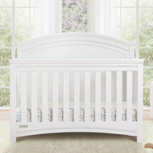 Simmons Kids SlumberTime Emma 4-in-1 Convertible Baby Crib 'N' More - Greenguard Gold Certified