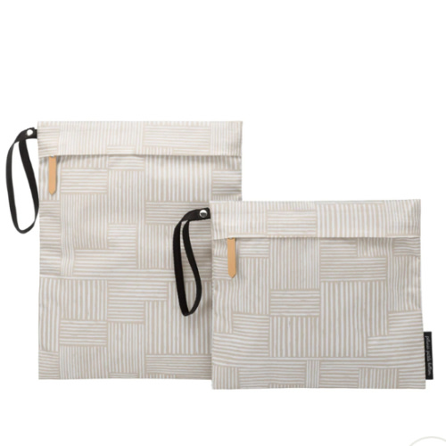 Wet Bag Duo in Checker Stitch