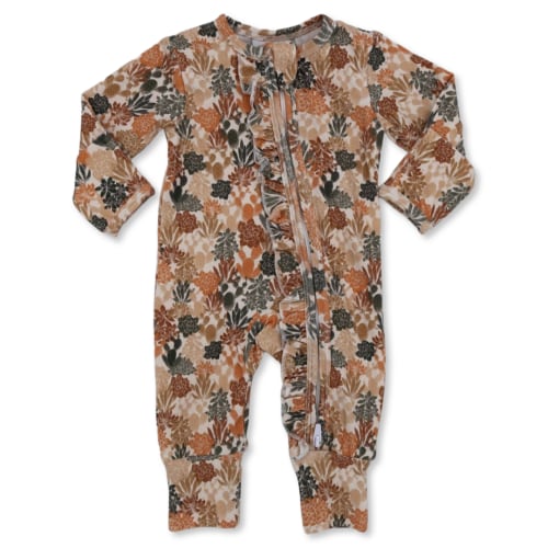 Fall Cactus-Ruffled-Folding Feet Jammies – Cowkid Clothing Company