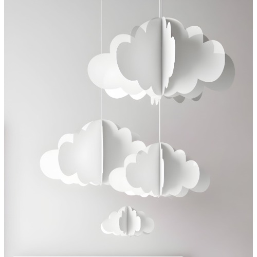 White Cloud Nursery Art | Baby Gift | Newborn Decor | Gender Neutral Nursery Mobile