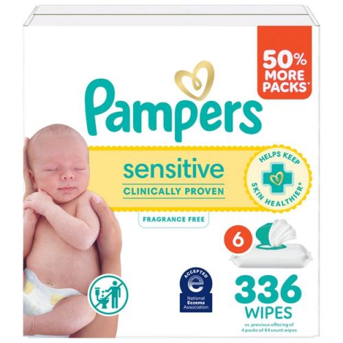 Pampers Sensitive Baby Wipes - 336ct