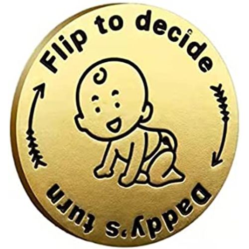 New Parents Decide Coins, New Baby Gifts for mom, dad Decide Coins for Women, Men, First Pregnancy mom and dad Make Christmas Birthday Gifts
