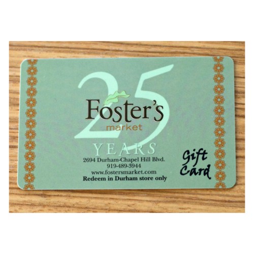 Gift Card - Dinner for a Week at Foster's Market