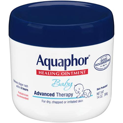 Baby Healing Ointment Advanced Therapy Skin Protectant, Dry Skin and Diaper Rash Ointment, 14 Oz Jar