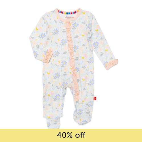 darby modal magnetic parent favorite footie with ruffles