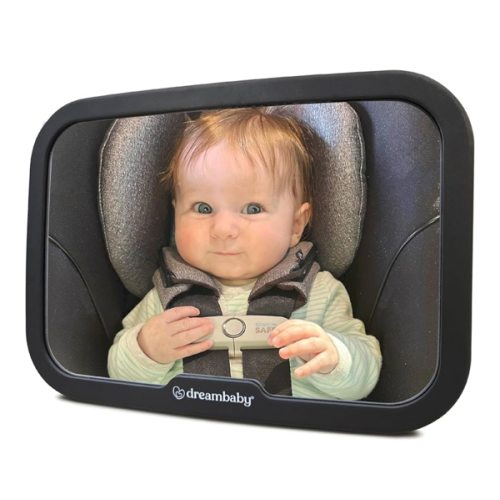 Dreambaby 360° Adjustable Rear Facing Baby Car Mirror - Wide Angle, Clear View Backseat Infant Mirror for Car