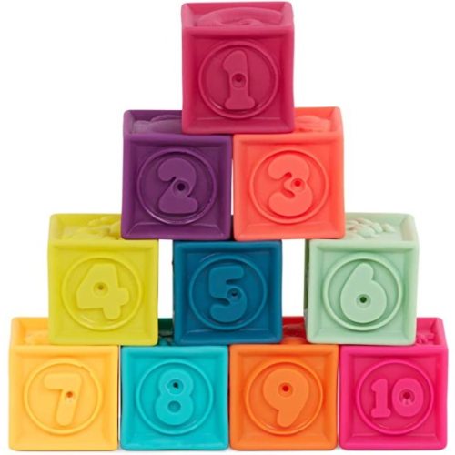 B.Toys One Two Squeeze Soft Blocks