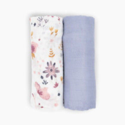 Little Unicorn Deluxe Muslin Swaddle 2 Pack - Fairy Gardens, 2