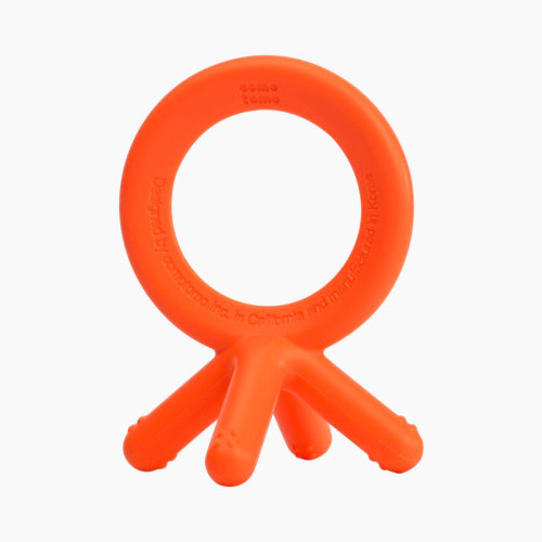 Comotomo Silicone Baby Teether - Orange