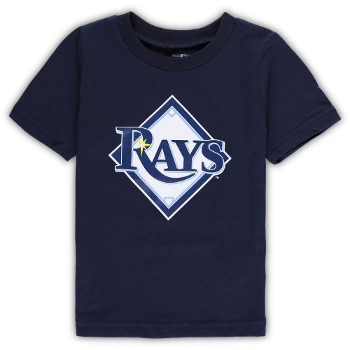 Tampa Bay Rays Toddler Team Crew Primary Logo T-Shirt - Navy