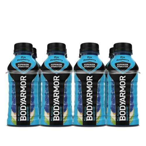 BODYARMOR Blueberry Raspberry Electrolyte Sports Drink, 12 fl oz, 8 Pack Bottles