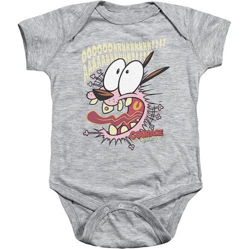 Cartoon Network Scaredy Dog - Courage The Cowardly Dog - Infant One-Piece Snapsuit