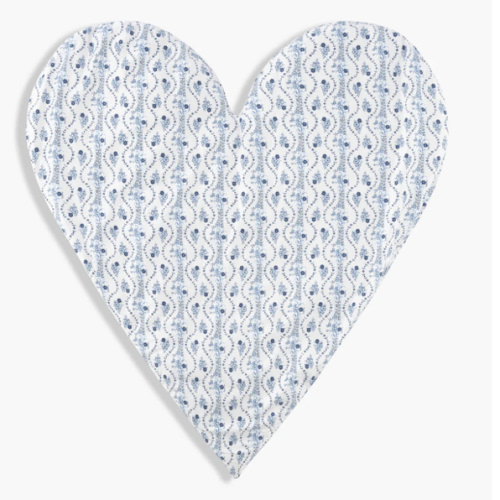 The Tummy Time Mat - Blue Vine Stripe