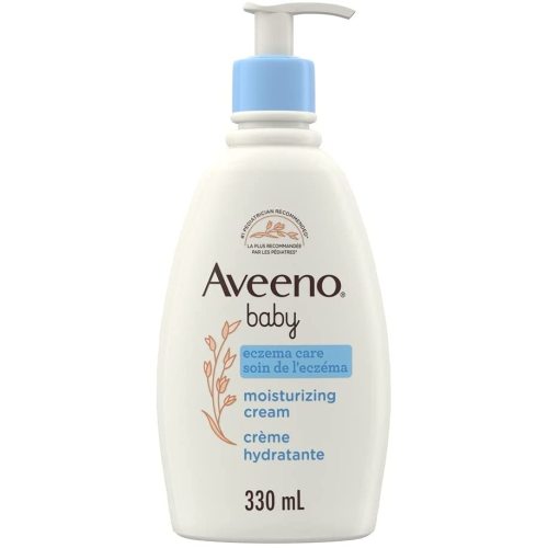 Aveeno Baby Eczema Care Moisturizing Body Cream, Ceramides, Paraben Free, Collodial Oatmeal, 330ML - Body Cream (330mL)