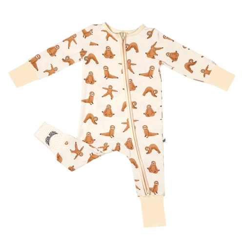Shaggy Yoga Sloth Convertible Footie (NB-3T)