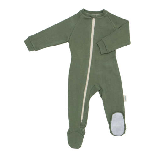 Organic Cotton Rib Knit Footie Pajama TOG 1.5 | CastleWare Baby