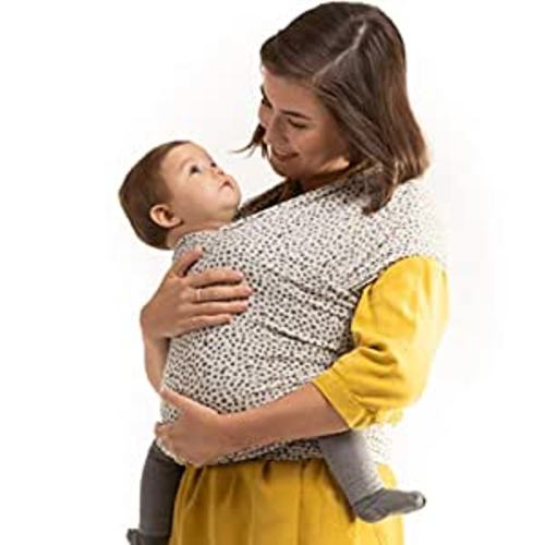 Boba Baby Wrap Carrier Newborn to Toddler - Stretchy Baby Wraps Carrier, Baby Sling, Hands-Free Baby Carrier Wrap, Baby Carrier Sling, Baby Carrier Newborn to Toddler 7-35 lbs (Serenity Cobblestone)