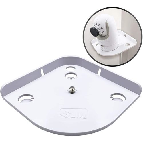 Baby Monitor Shelf Mount for Hello Baby Corner Camera Shelf Compatible with Infant Optics DXR-8 DXR-5 Arlo Baby Babysense 7 Motorola - Universal Wall Mounts Crib Cam Holder for Infants Video