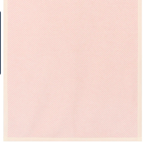 Harborview Herringbone Ballet Pink Mini Blanket