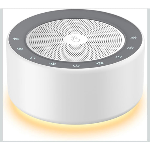 Amazon.com: Kipcush White Noise Machine with Night Light – Nursery Sound Machine with Soft Non-Glare Lamp, 30 Soothing Sounds, 8 Color Lights, Up to 8-Hour Timer for Baby & Adults : Baby