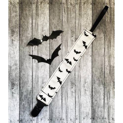 Spooky Baby Bat Pacifier Clip Gothic Little Ghoul